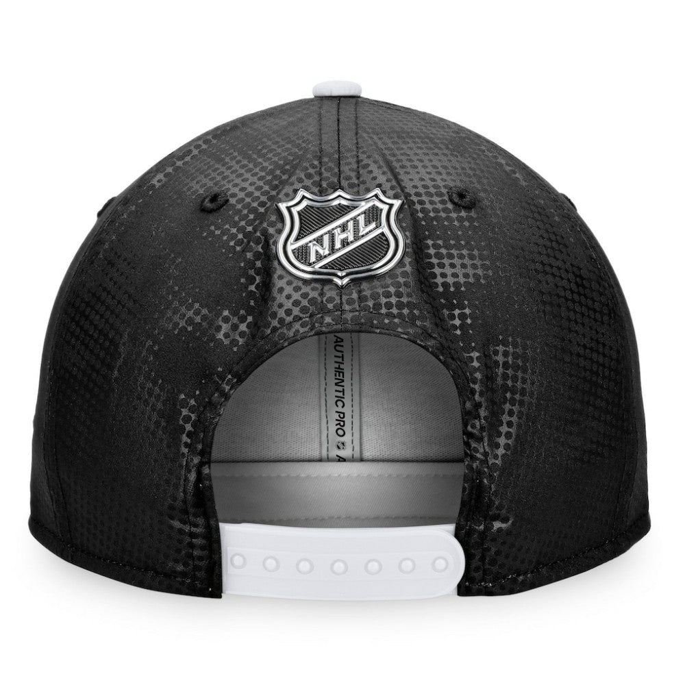 NHL Black/White Chicago Blackhawks Fanatics Authentic Pro Alternate Logo Snapback Hat
