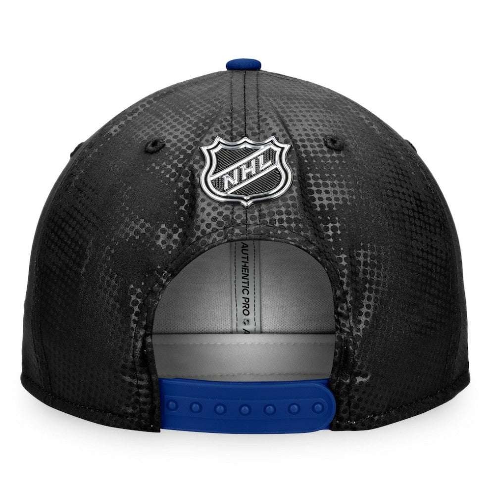 NHL Black/Blue Toronto Maple Leafs Fanatics Authentic Pro Alternate Logo Snapback Hat