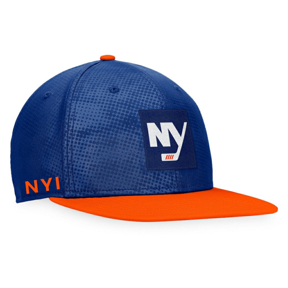 NHL Royal/Orange New York Islanders Fanatics Authentic Pro Alternate Logo Snapback Hat