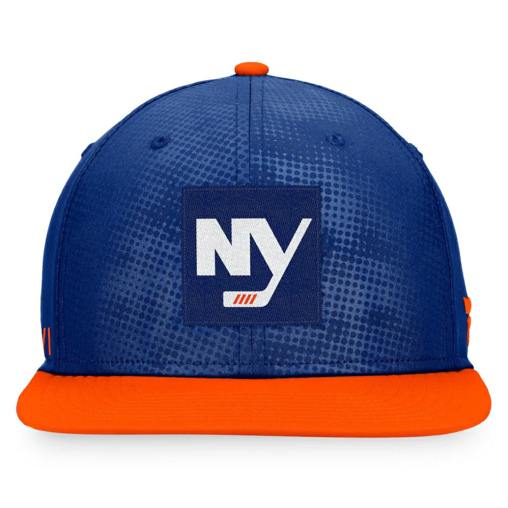 NHL Royal/Orange New York Islanders Fanatics Authentic Pro Alternate Logo Snapback Hat