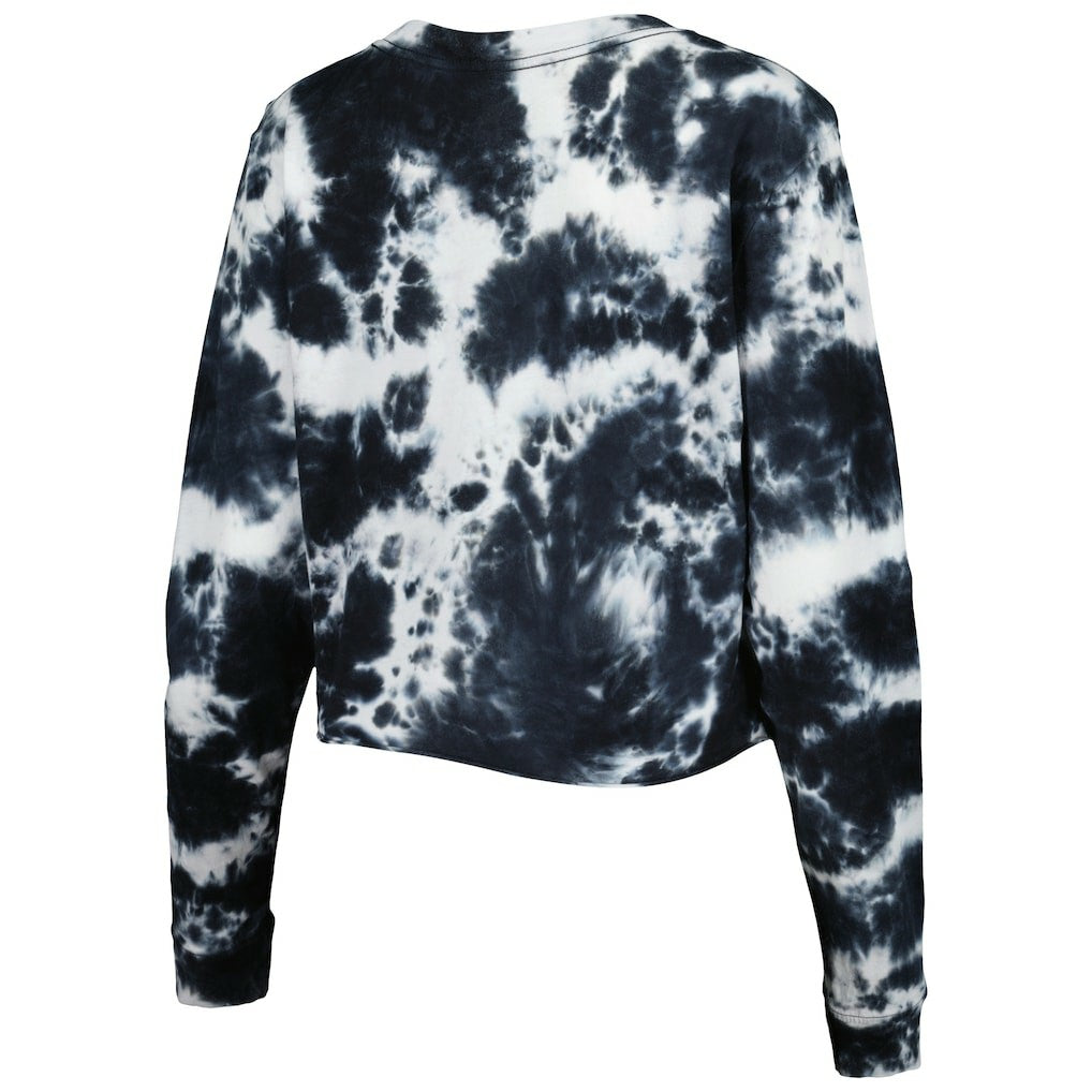 NBA Chicago Bulls Women's Tie Dye Cropped Long Sleeve T-Shirt sale
