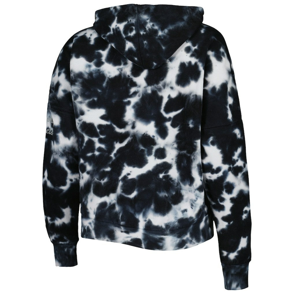 NBA Brooklyn Nets Women's Brushed Cotton Tie-Dye Pullover Hoodie