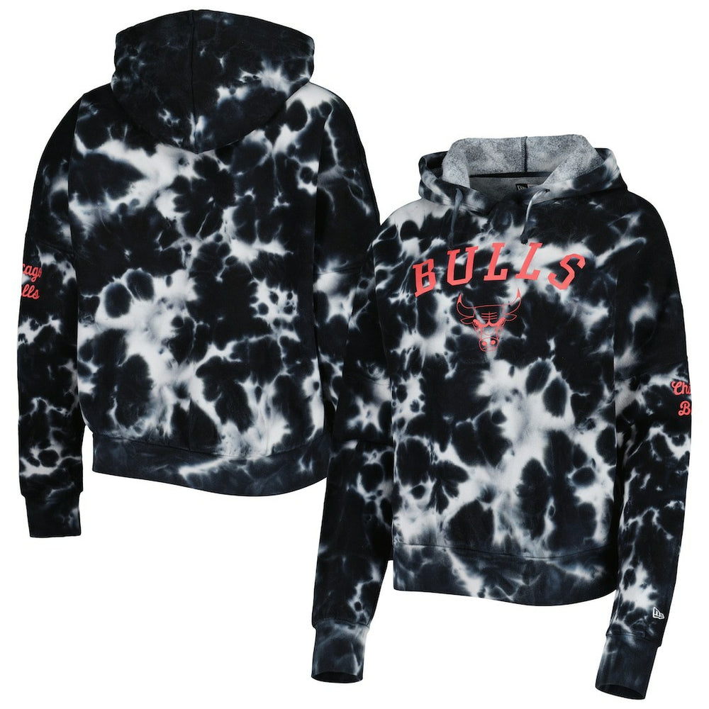 NBA Chicago Bulls Women's Brushed Cotton Tie-Dye Pullover Hoodie sale