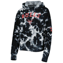 NBA Chicago Bulls Women's Brushed Cotton Tie-Dye Pullover Hoodie sale