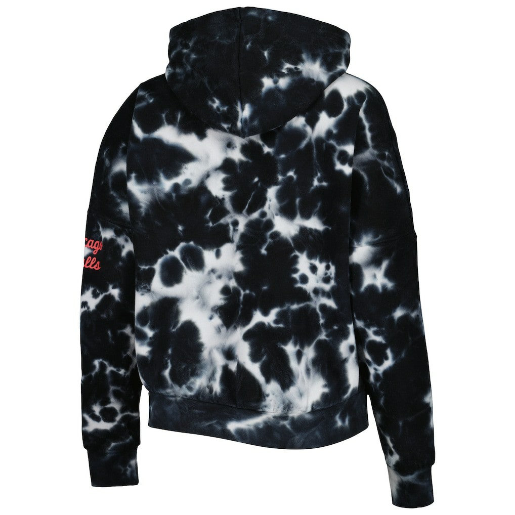 NBA Chicago Bulls Women's Brushed Cotton Tie-Dye Pullover Hoodie sale