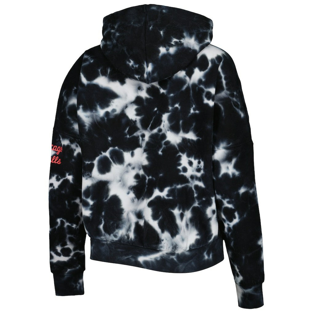 NBA Chicago Bulls Women's Brushed Cotton Tie-Dye Pullover Hoodie sale