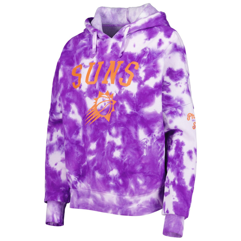 NBA Phoenix Suns Women's Brushed Cotton Tie-Dye Pullover Hoodie