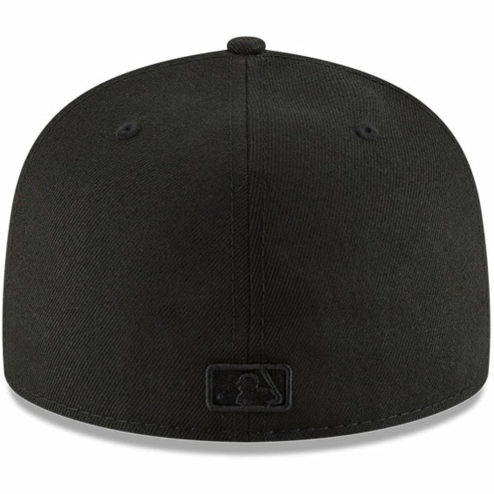 MLB Detroit Tigers New Era Black on Black 59FIFTY Fitted Hat
