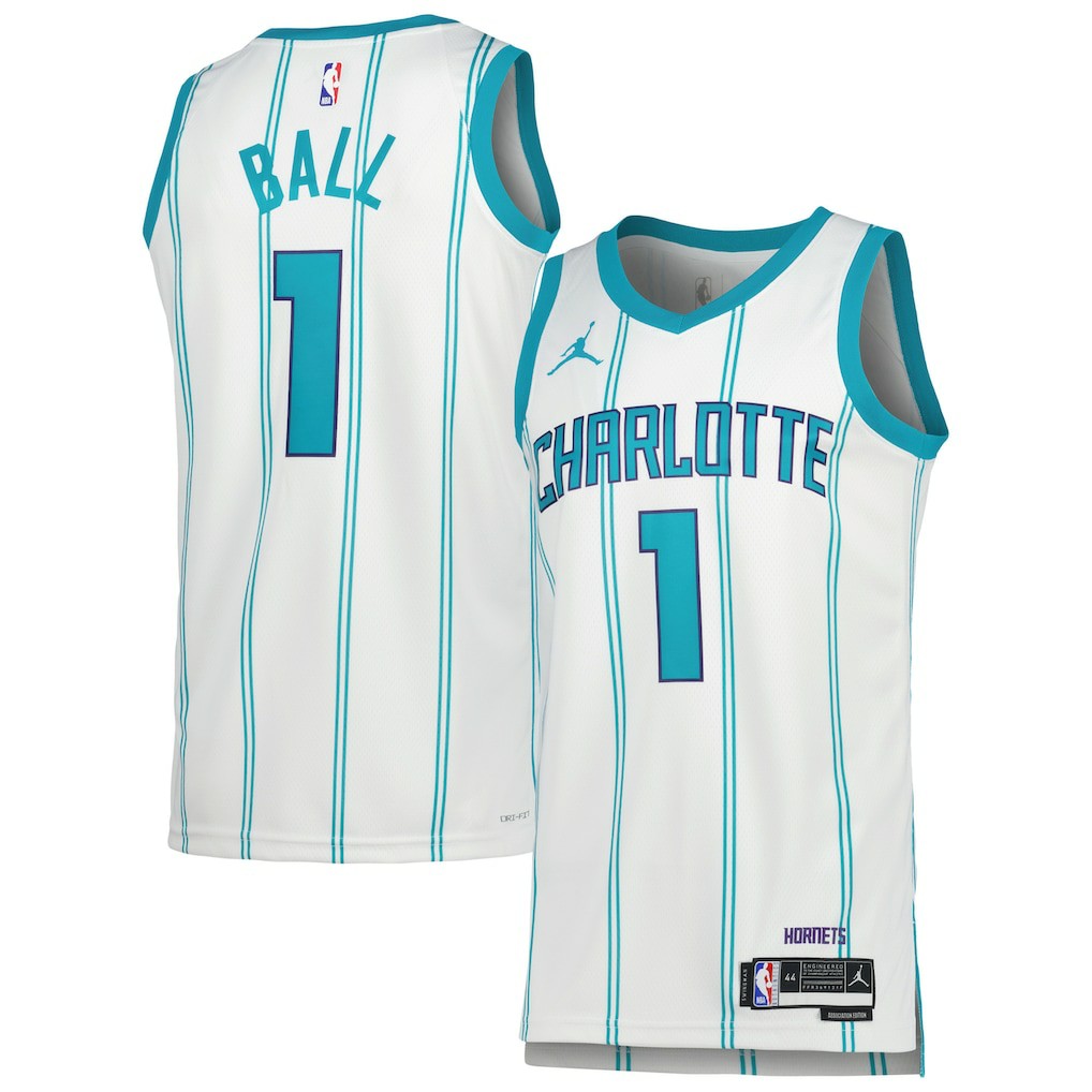 NBA LaMelo Ball Charlotte Hornets Jordan Brand Unisex Swingman Jersey