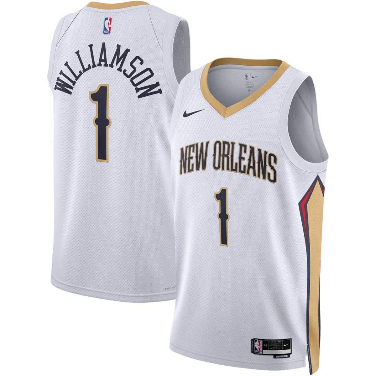 NBA Zion Williamson New Orleans Pelicans Unisex Swingman Jersey