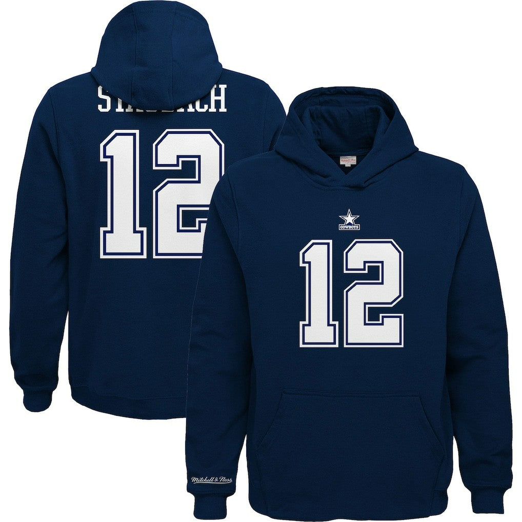Youth Retired Player Name & Number Pullover Hoodie - Dallas Cowboys