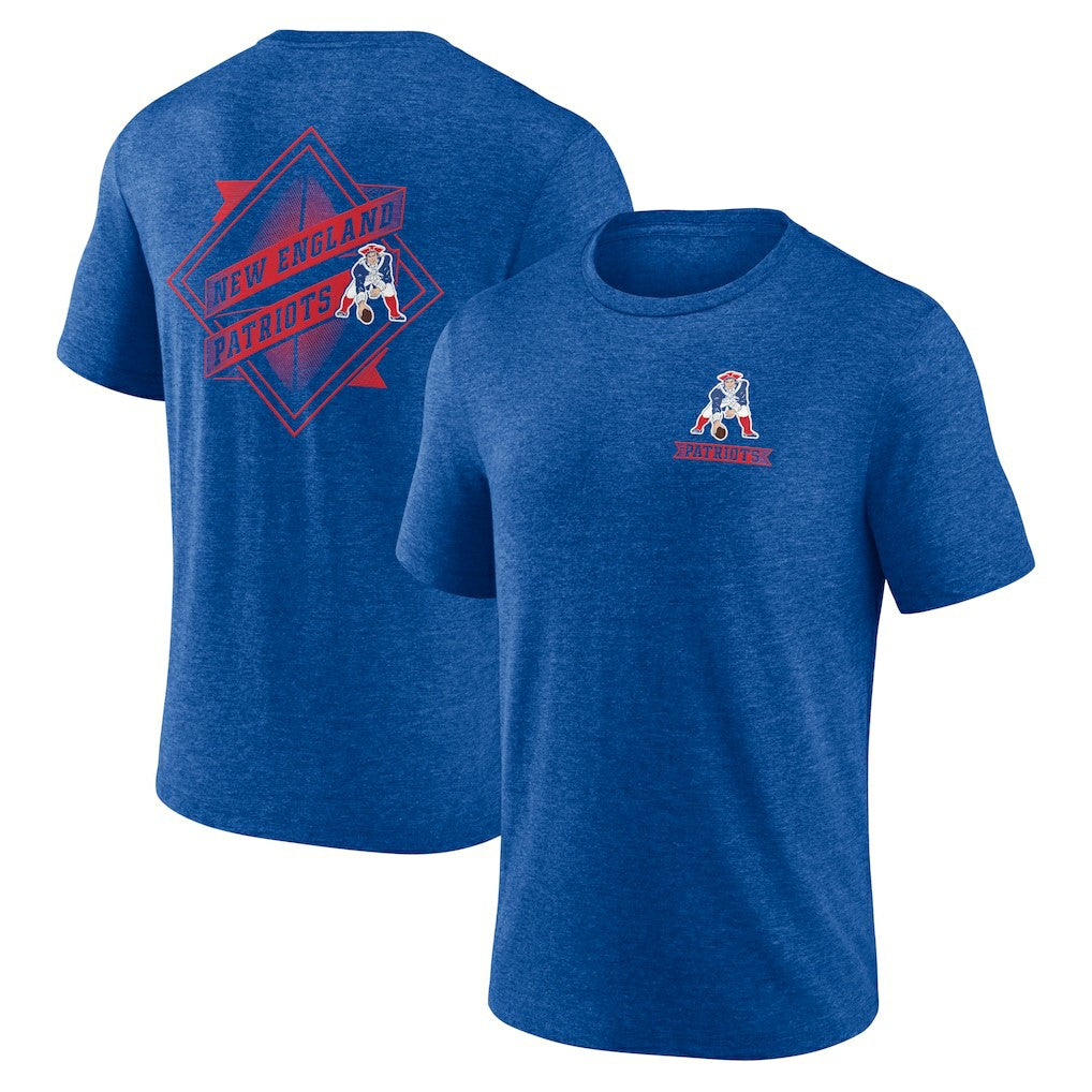 Diamond Scroll Tri-Blend T-Shirt - New England Patriots