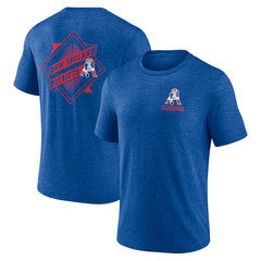 Diamond Scroll Tri-Blend T-Shirt - New England Patriots