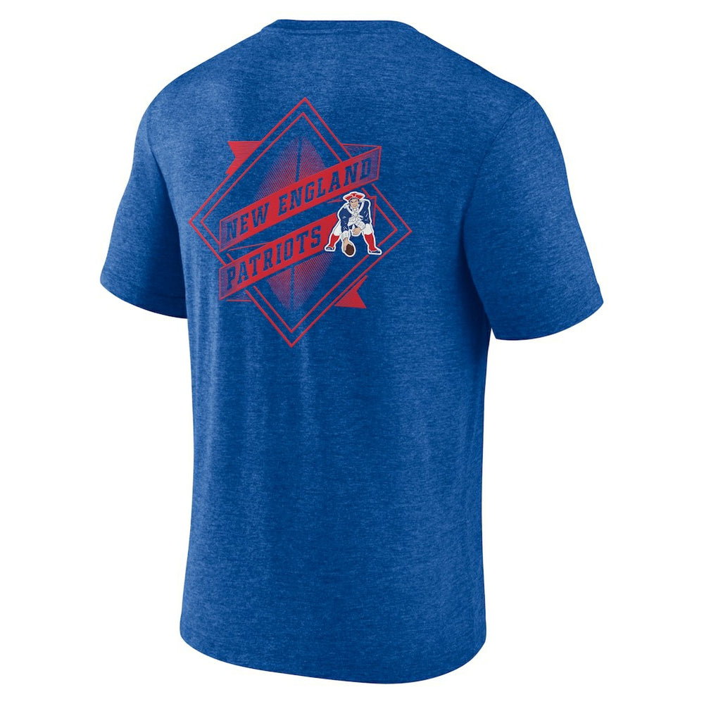 Diamond Scroll Tri-Blend T-Shirt - New England Patriots