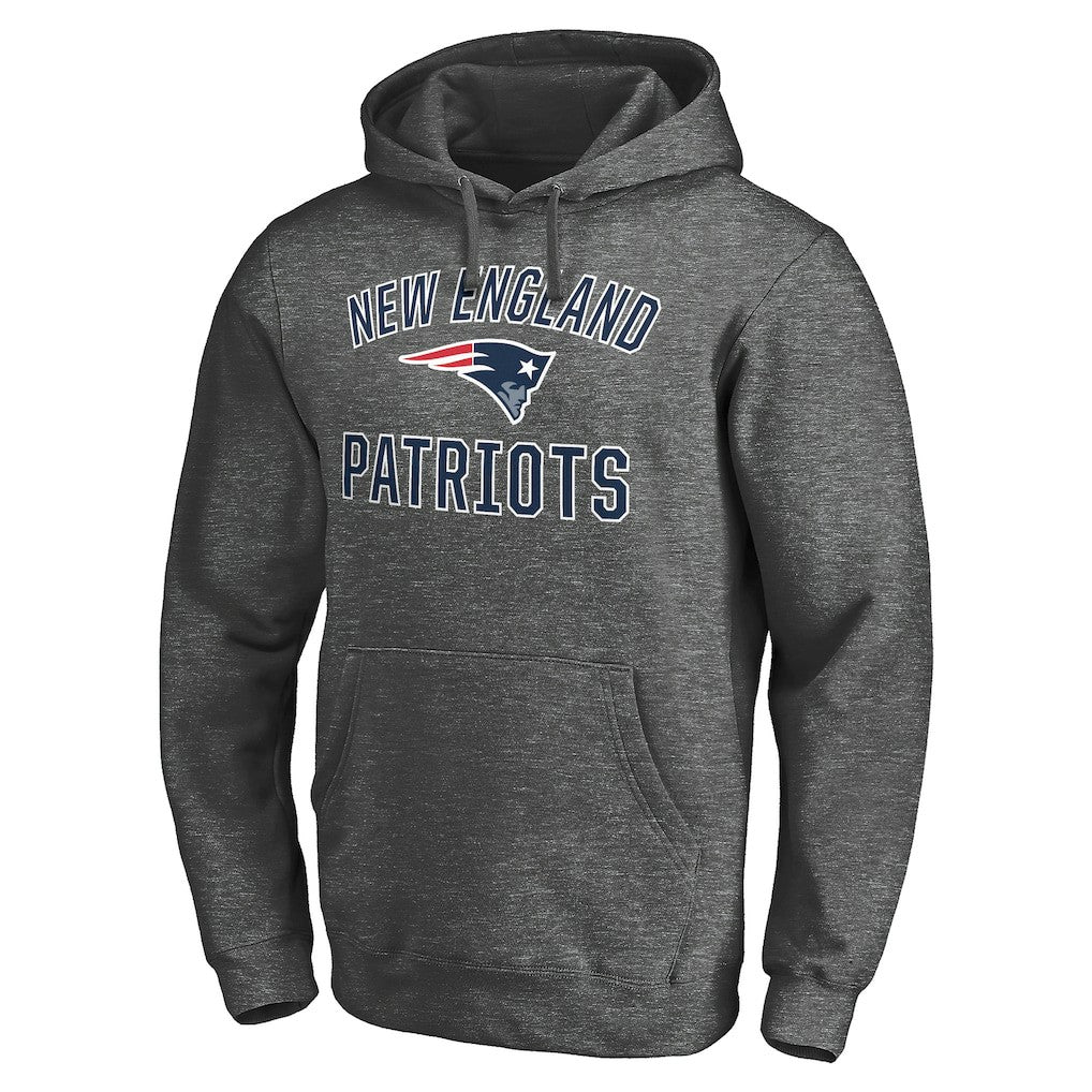 Victory Arch Team Fitted Pullover Hoodie - New England Patriots