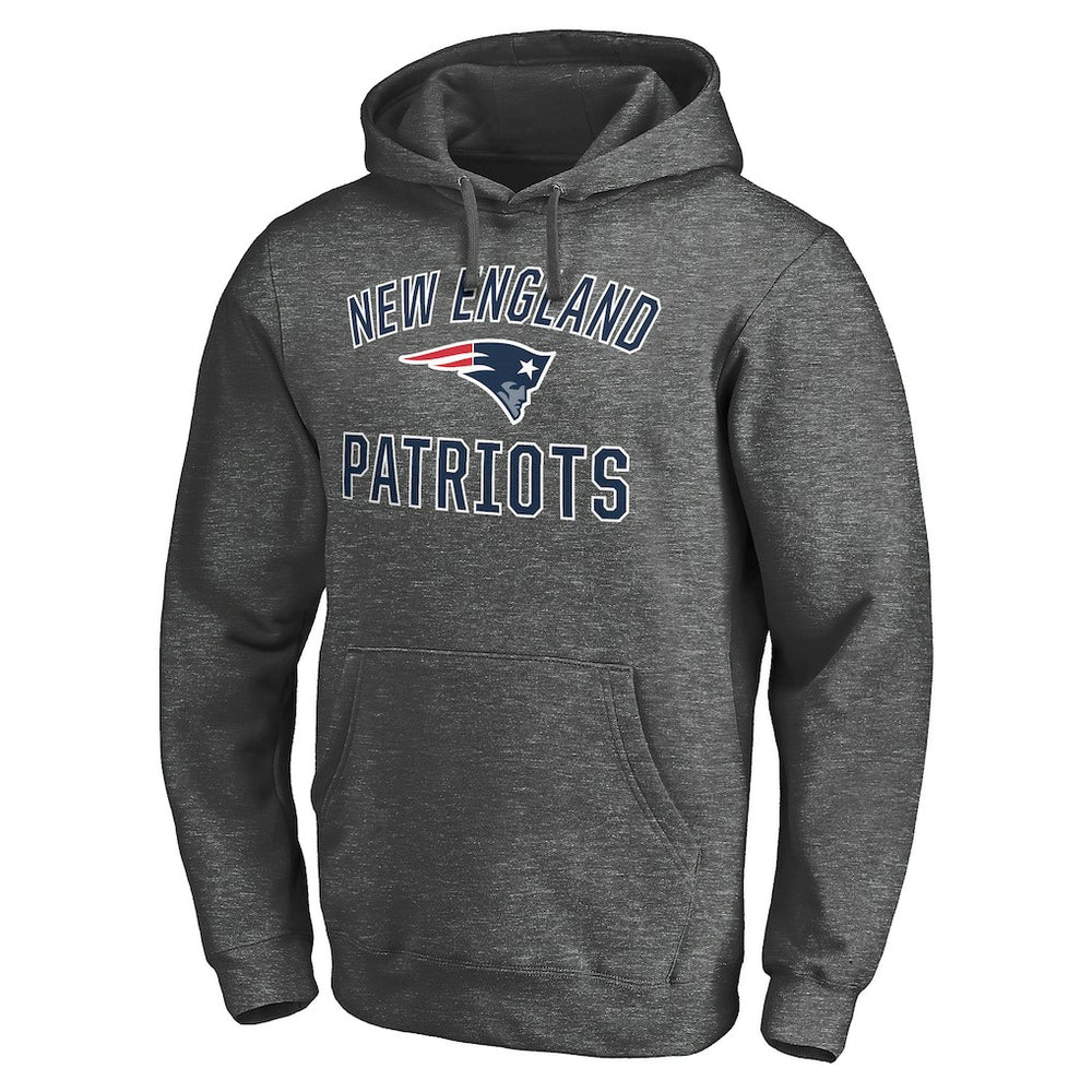 Victory Arch Team Fitted Pullover Hoodie - New England Patriots