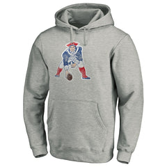 Throwback Logo Pullover Hoodie - New England Patriots