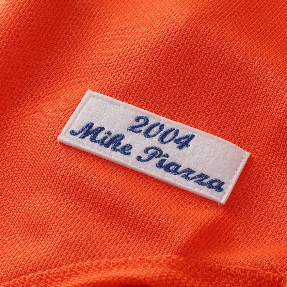 MLB Mike Piazza New York Mets Mitchell & Ness Cooperstown Collection Mesh Batting Practice Button-Up Jersey