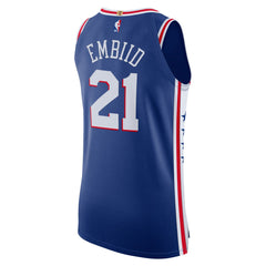 NBA Joel Embiid Philadelphia 76ers Authentic Jersey