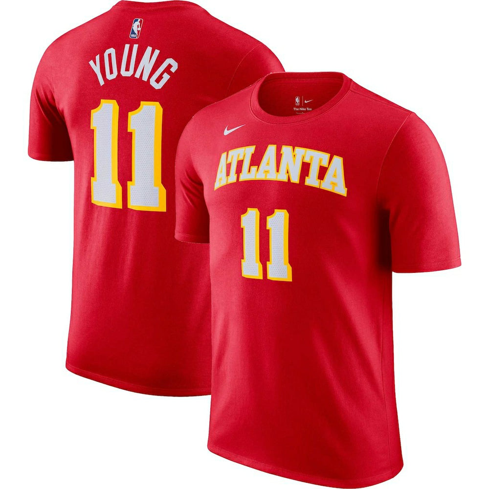 NBA Trae Young Atlanta Hawks Icon 2022/23 Name & Number T-Shirt