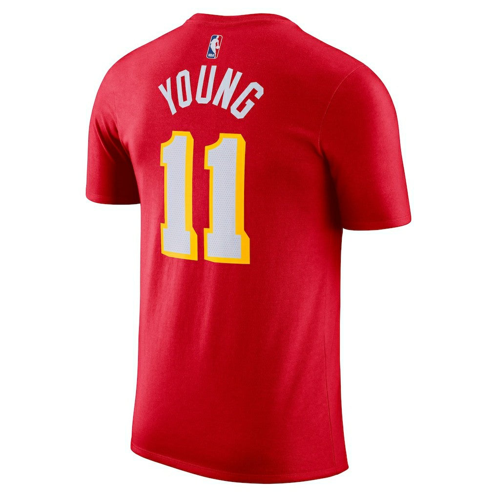 NBA Trae Young Atlanta Hawks Icon 2022/23 Name & Number T-Shirt