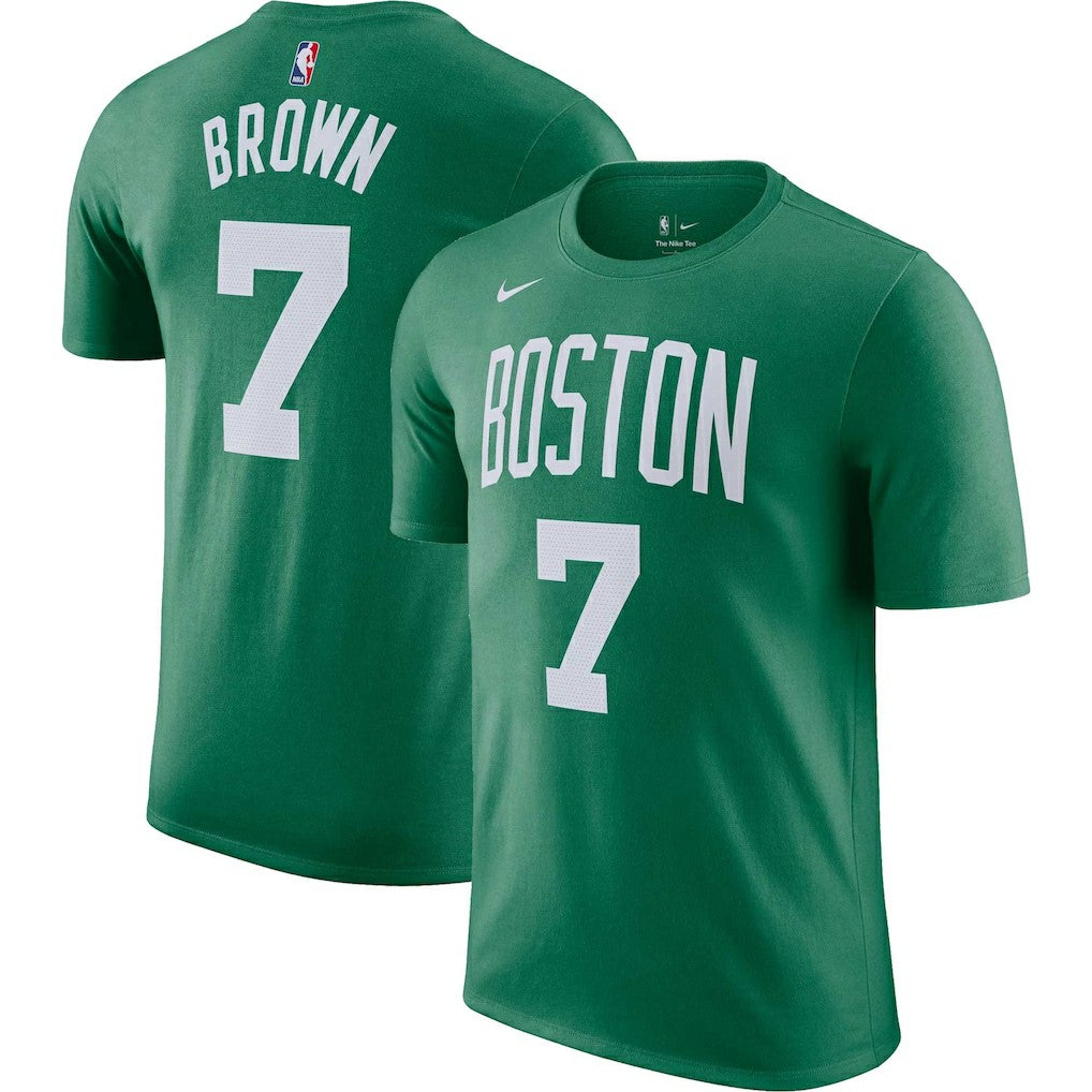 NBA Jaylen Brown Boston Celtics Icon 2022/23 Name & Number T-Shirt