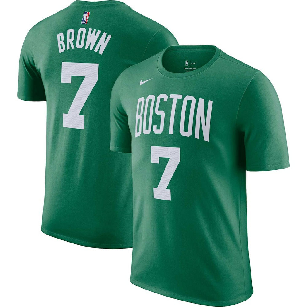 NBA Jaylen Brown Boston Celtics Icon 2022/23 Name & Number T-Shirt