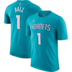 NBA LaMelo Ball Charlotte Hornets Icon 2022/23 Name & Number T-Shirt