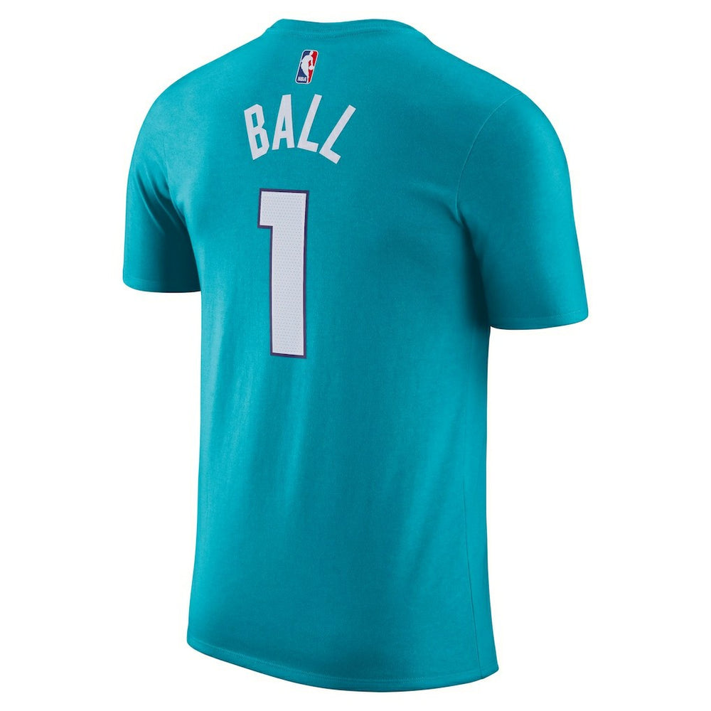 NBA LaMelo Ball Charlotte Hornets Icon 2022/23 Name & Number T-Shirt