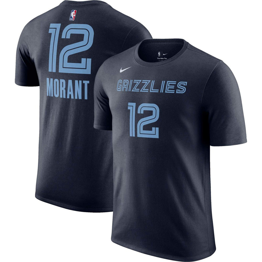 NBA Ja Morant Memphis Grizzlies Icon 2022/23 Name & Number T-Shirt