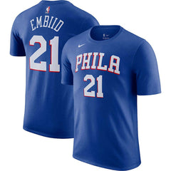 NBA Joel Embiid Philadelphia 76ers Icon 2022/23 Name & Number T-Shirt