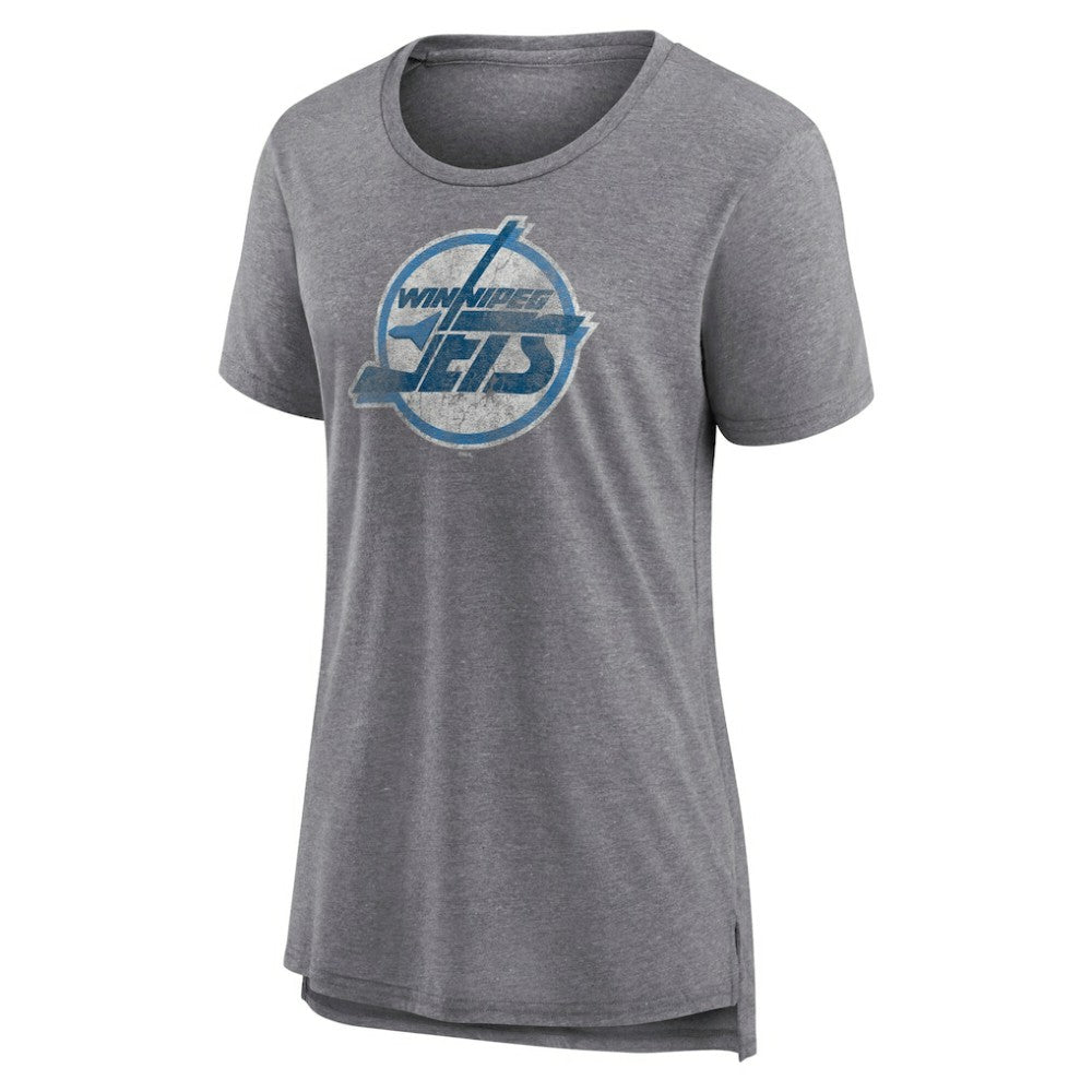 NHL Heather Gray Winnipeg Jets Fanatics Women's Special Edition 2.0 Modern T-Shirt