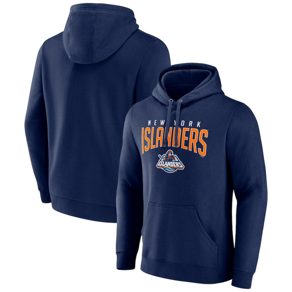 NHL Navy New York Islanders Fanatics Special Edition 2.0 Wordmark Pullover Hoodie