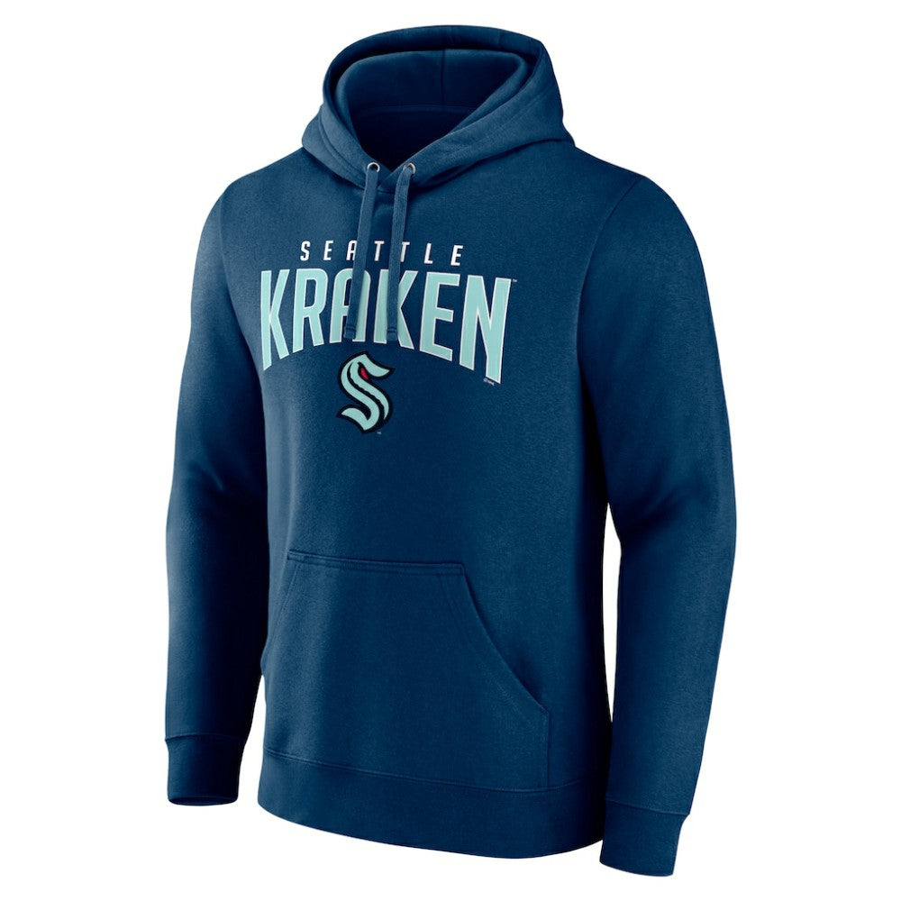 NHL Navy Seattle Kraken Fanatics Special Edition 2.0 Wordmark Pullover Hoodie