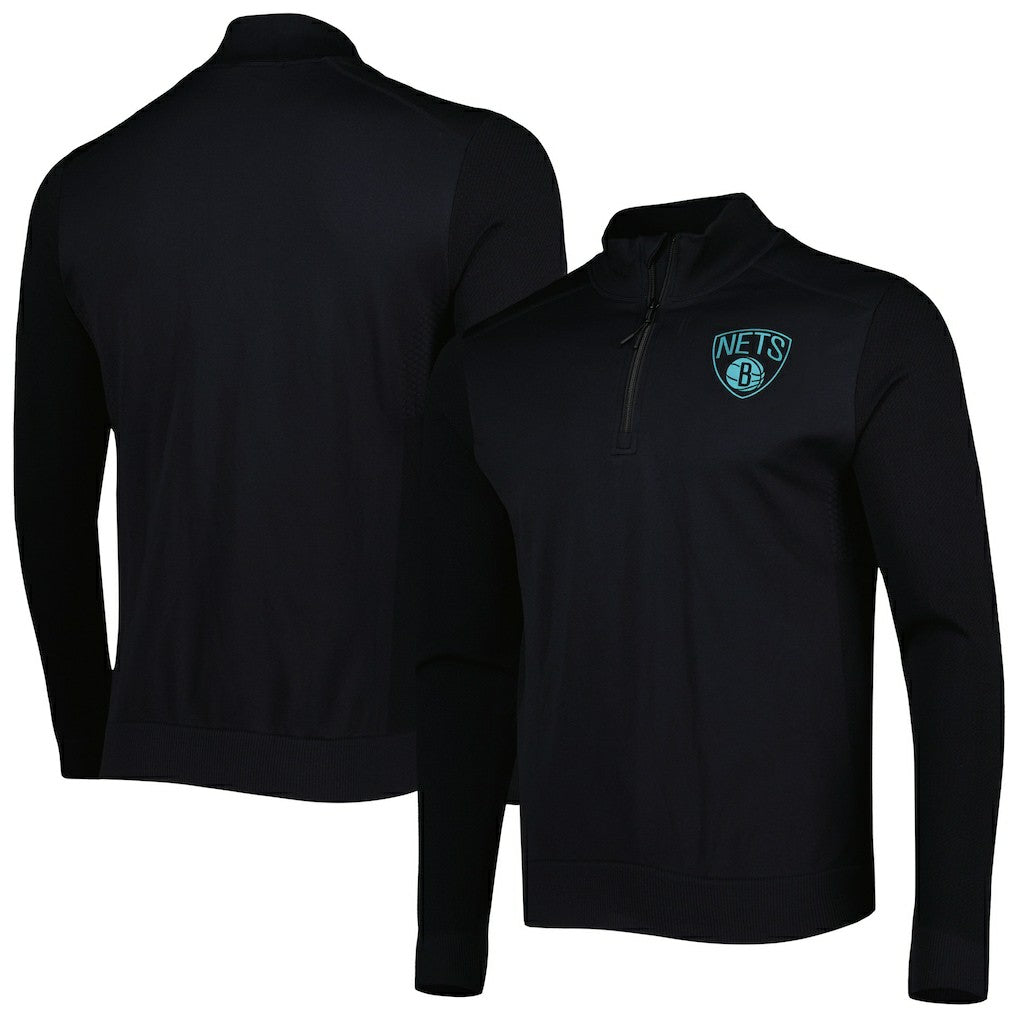 NBA Brooklyn Nets Levelwear Nano Engineered Knit Fabric Quarter-Zip Jacket