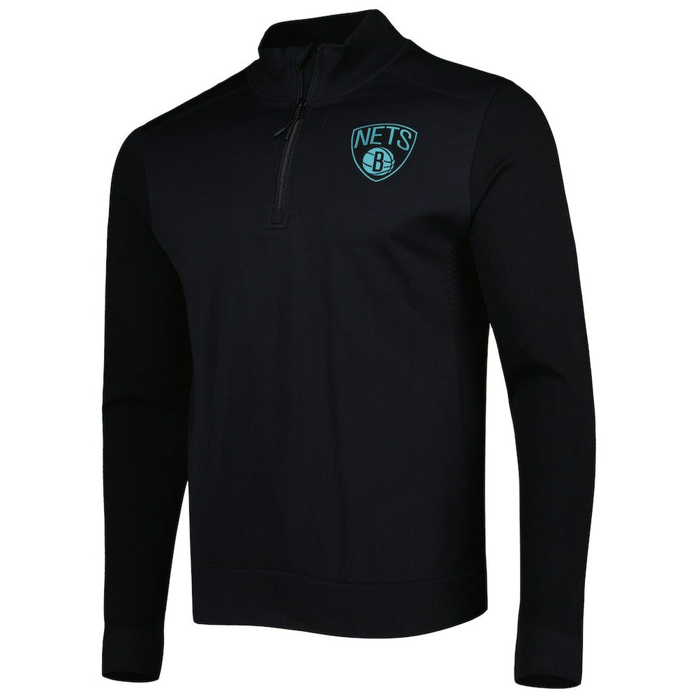 NBA Brooklyn Nets Levelwear Nano Engineered Knit Fabric Quarter-Zip Jacket