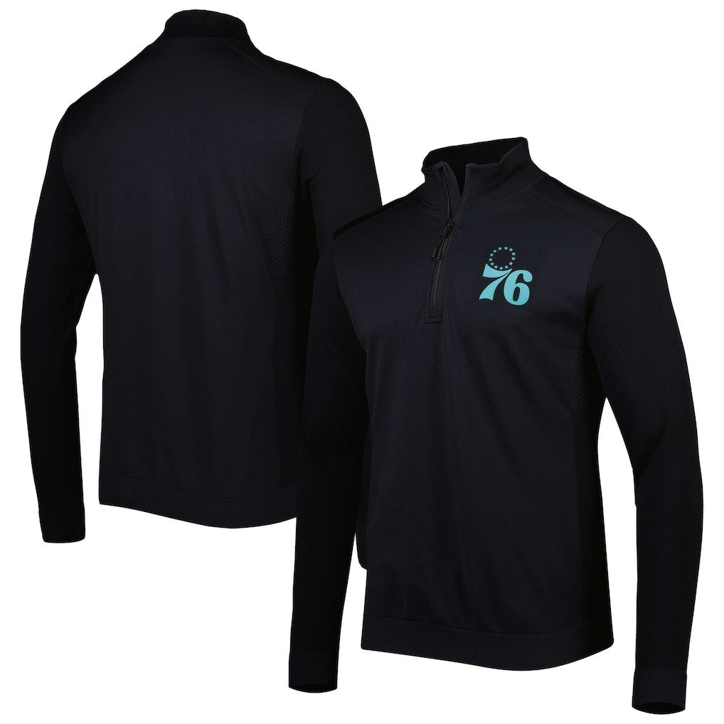 NBA Philadelphia 76ers Levelwear Nano Engineered Knit Fabric Quarter-Zip Jacket