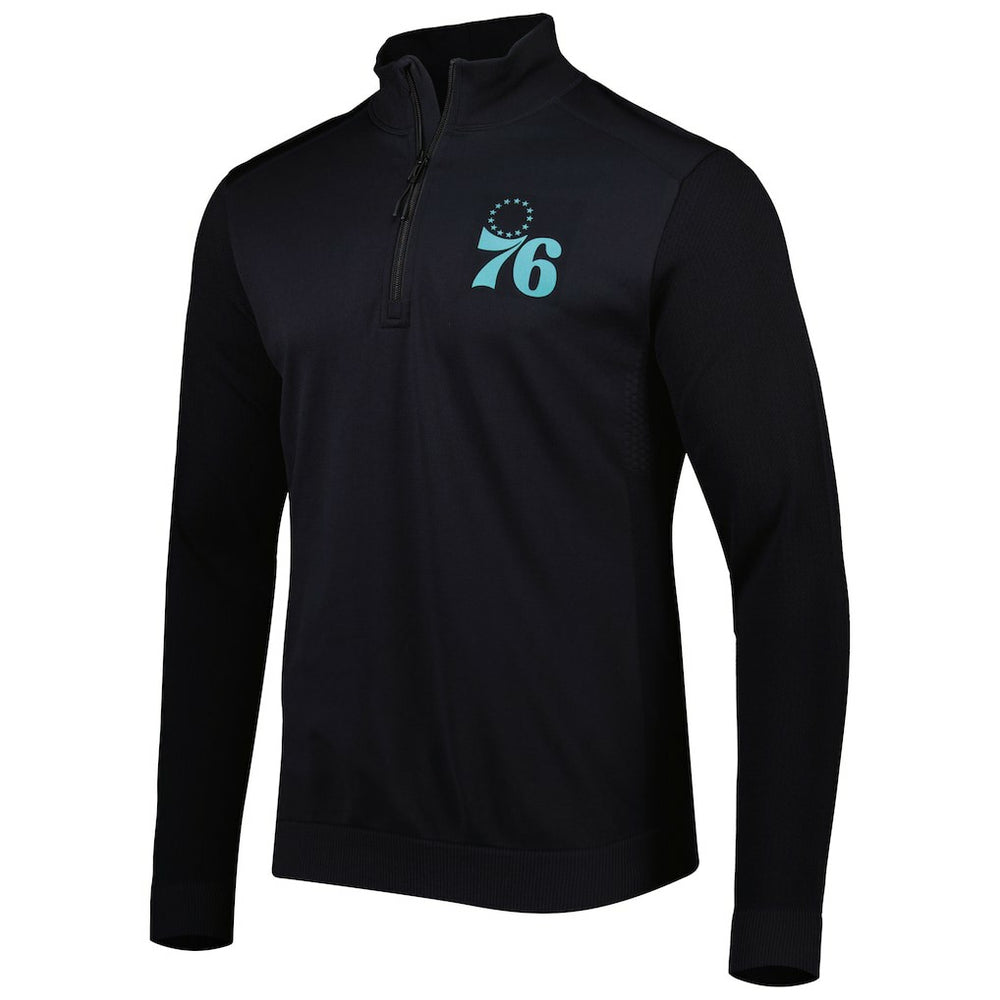 NBA Philadelphia 76ers Levelwear Nano Engineered Knit Fabric Quarter-Zip Jacket