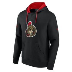 NHL Black Ottawa Senators Fanatics Special Edition 2.0 Team Logo Pullover Hoodie