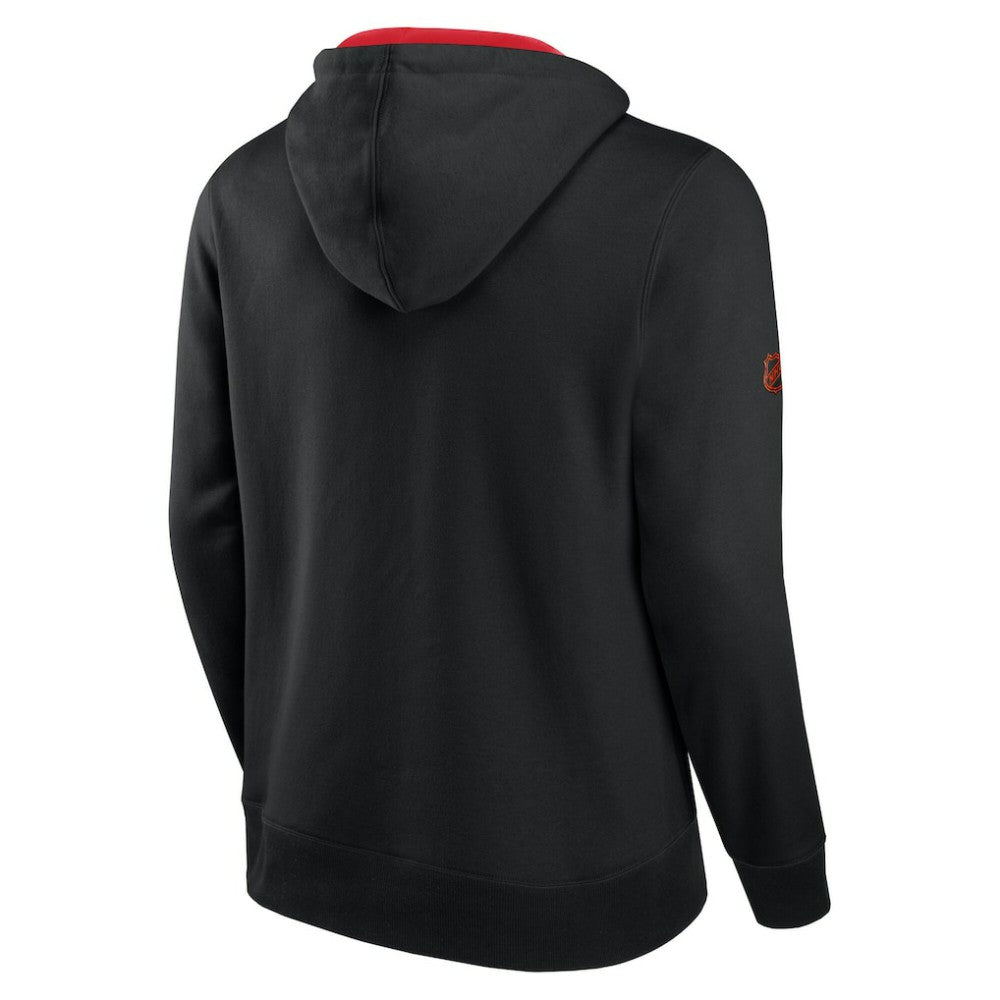 NHL Black Ottawa Senators Fanatics Special Edition 2.0 Team Logo Pullover Hoodie