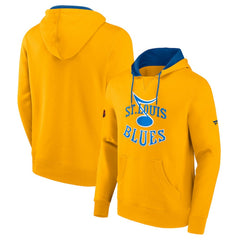 NHL Gold St. Louis Blues Fanatics Special Edition 2.0 Team Logo Pullover Hoodie