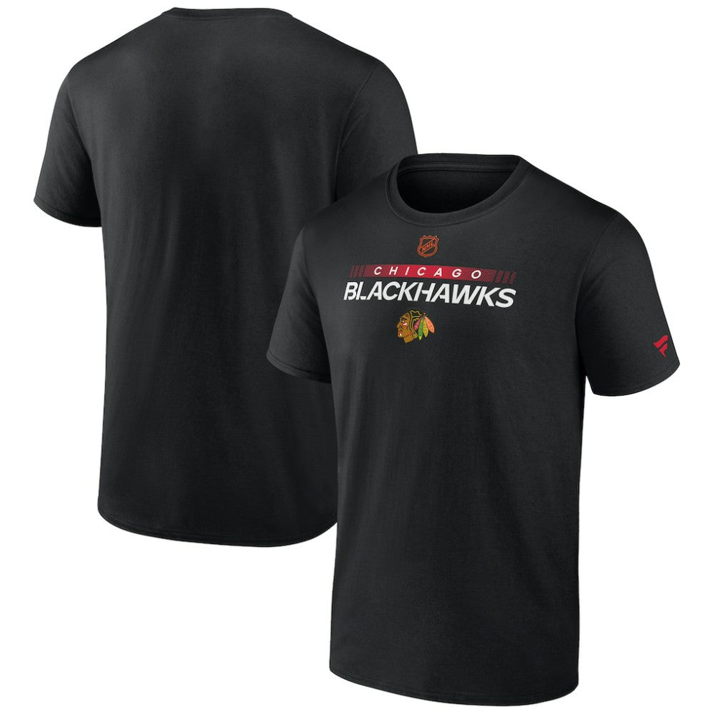 NHL Black Chicago Blackhawks Fanatics Special Edition 2.0 Authentic Pro T-Shirt