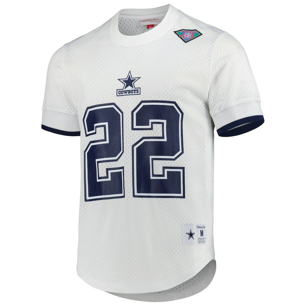 Emmitt Smith  Retired Player Name & Number Mesh Top - Dallas Cowboys