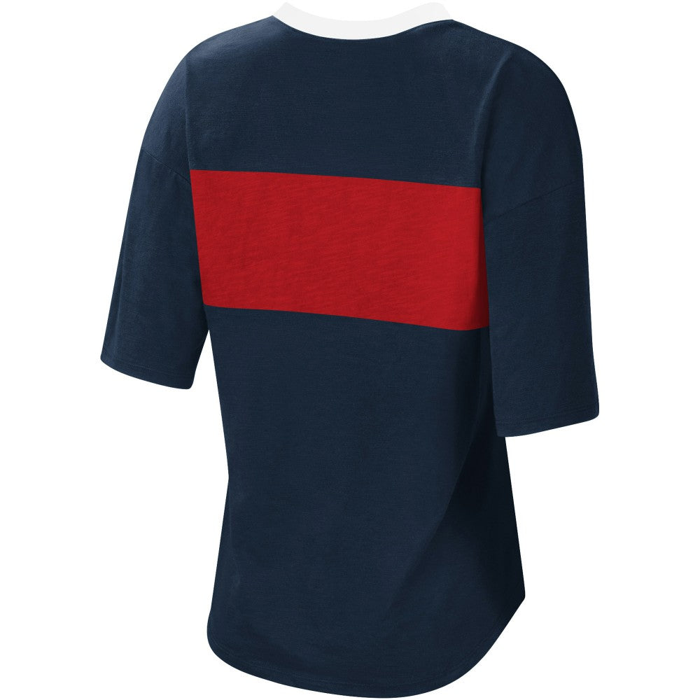 MLB Minnesota Twins Touch Women's Lead Off Notch Neck T-Shirt