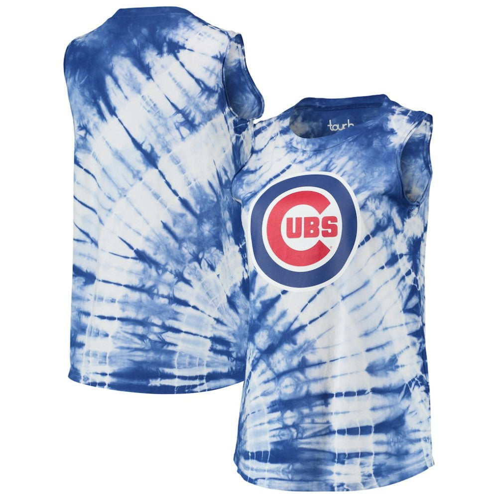 MLB Chicago Cubs Touch Women's Money Ball Tie-Dye Tank Top