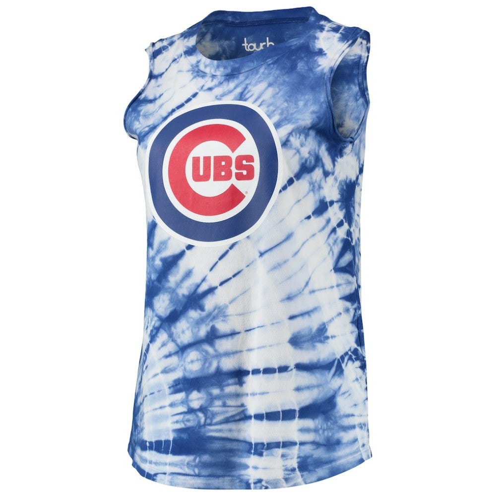 MLB Chicago Cubs Touch Women's Money Ball Tie-Dye Tank Top