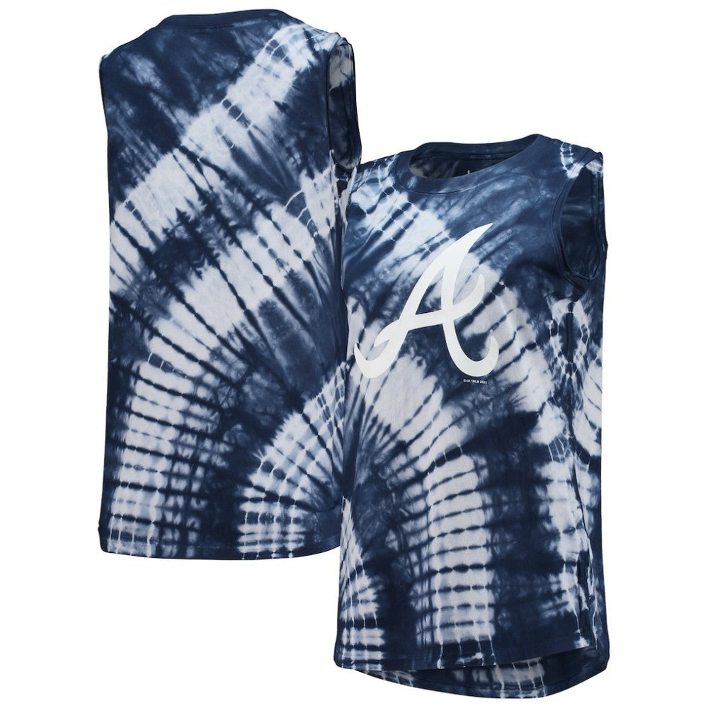 MLB Atlanta Braves Touch Women's Money Ball Tie-Dye Tank Top