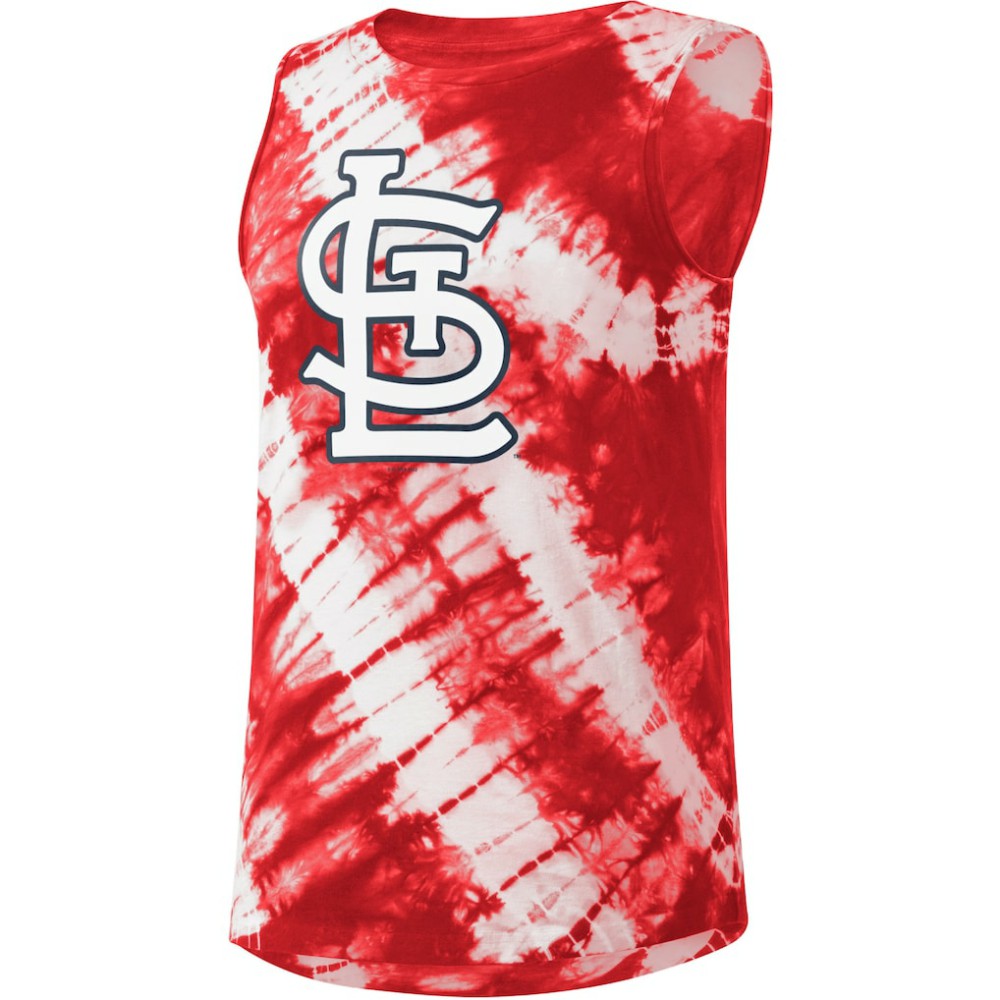 MLB St. Louis Cardinals Touch Women's Money Ball Tie-Dye Tank Top