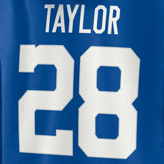 Jonathan Taylor  Women's Player Icon Name & Number V-Neck Pullover Hoodie - Indianapolis Colts