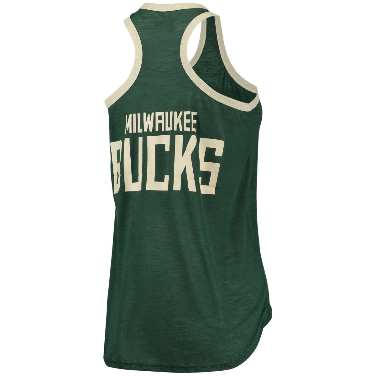 NBA Milwaukee Bucks G-III Sports by Carl Banks Women's Showdown Scoop-Neck Racerback Tank Top